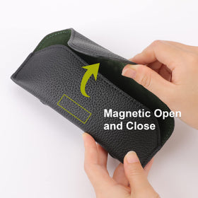KEVANCHO magnetic closure detail secures glasses with easy access