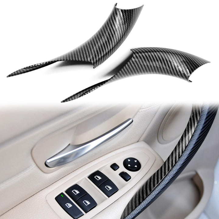 KEVWR front packaging showing two carbon fiber black covers and benefits