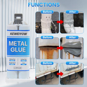 KEWEIYOW mixed epoxy paste close-up showing smooth workable texture