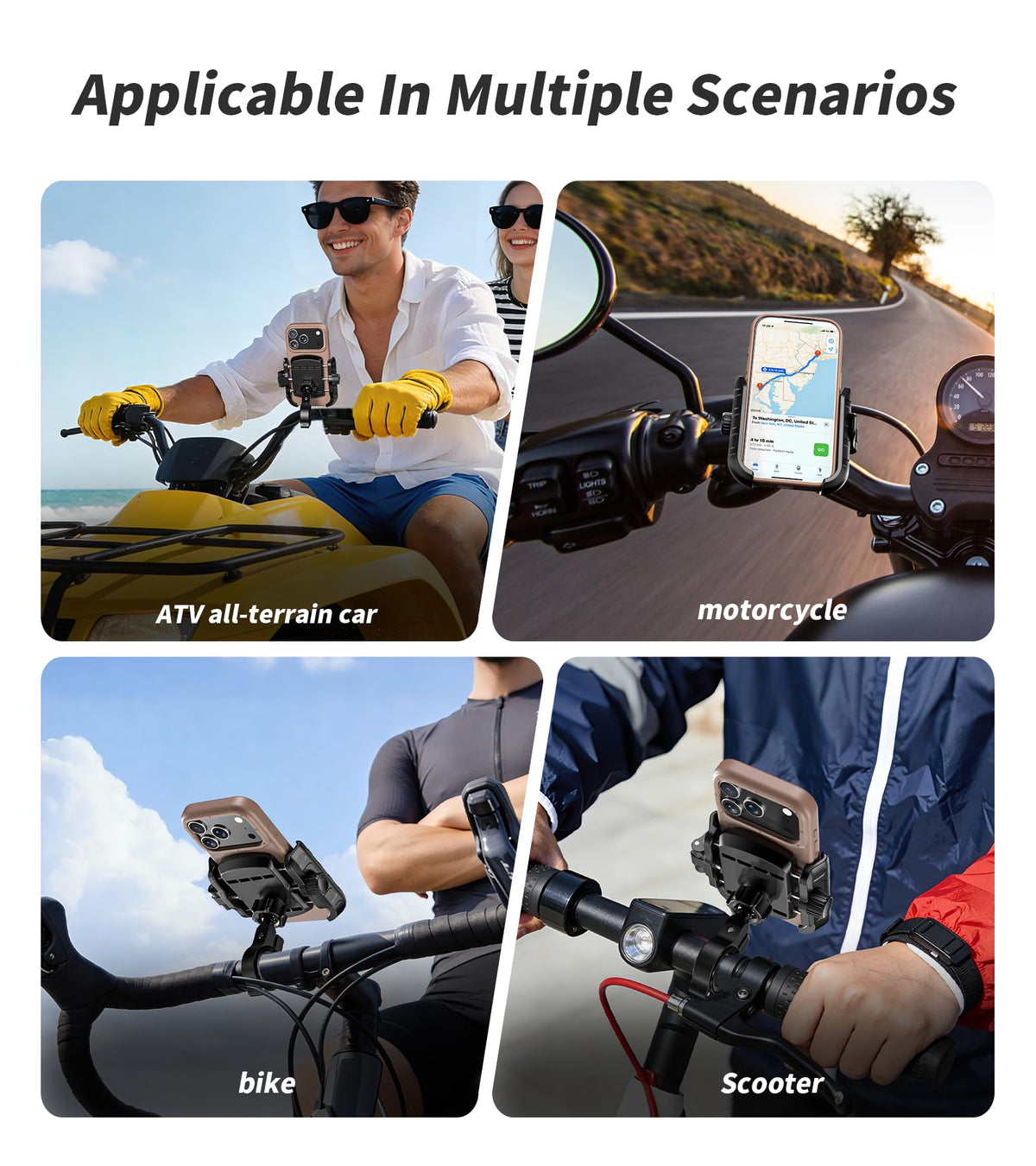 Kewig packaged accessories display including clamps and mounting hardware