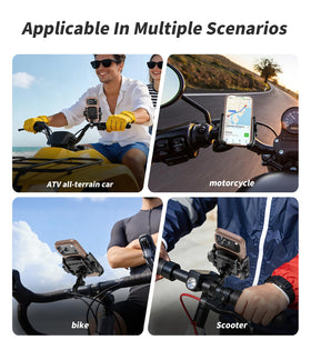 Kewig packaged accessories display including clamps and mounting hardware