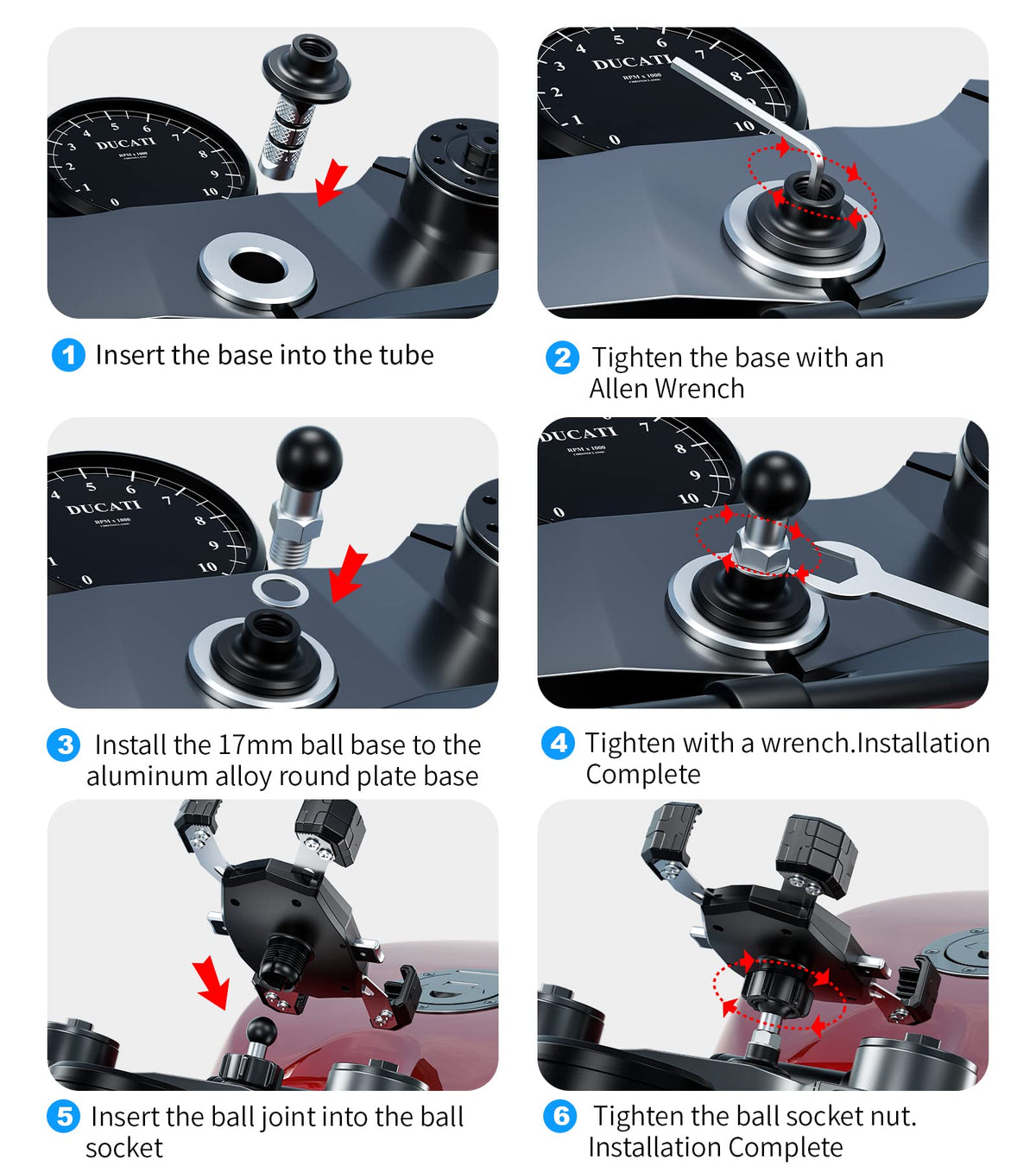 Kewig rotation demo showing 360-degree adjustment and easy viewing angles
