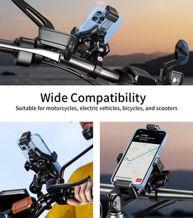 Kewig size comparison with smartphone and included wrench for easy installation