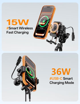Kewig USB‑C PD port detail showing 36W fast wired charging