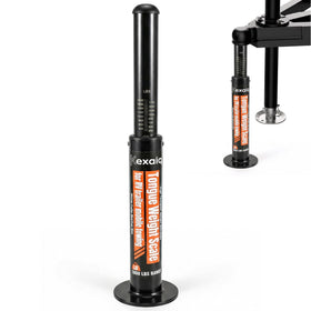 Kexaiq front view of scale under hitch showing stable measurement benefit