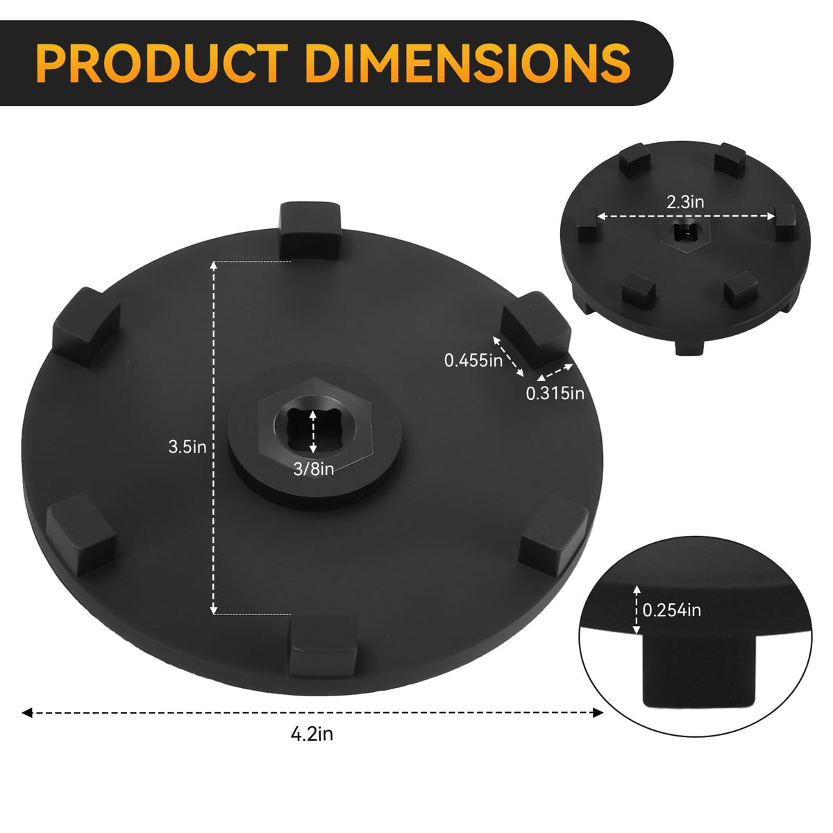 KEYDINHT chrome-vanadium finish detail highlighting corrosion resistance and durability