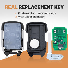 KEYECU button layout close-up highlighting tactile buttons for easy operation benefit