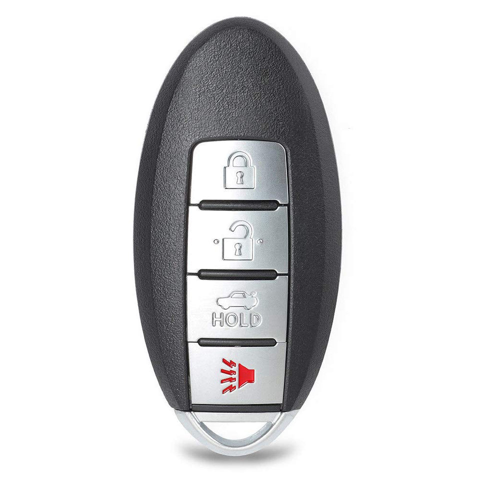 Keyecu front view fob showing 4-button layout for easy vehicle access