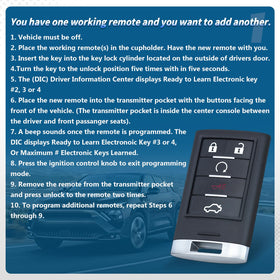 Keyecu installed in Cadillac ignition demonstrating restored remote convenience