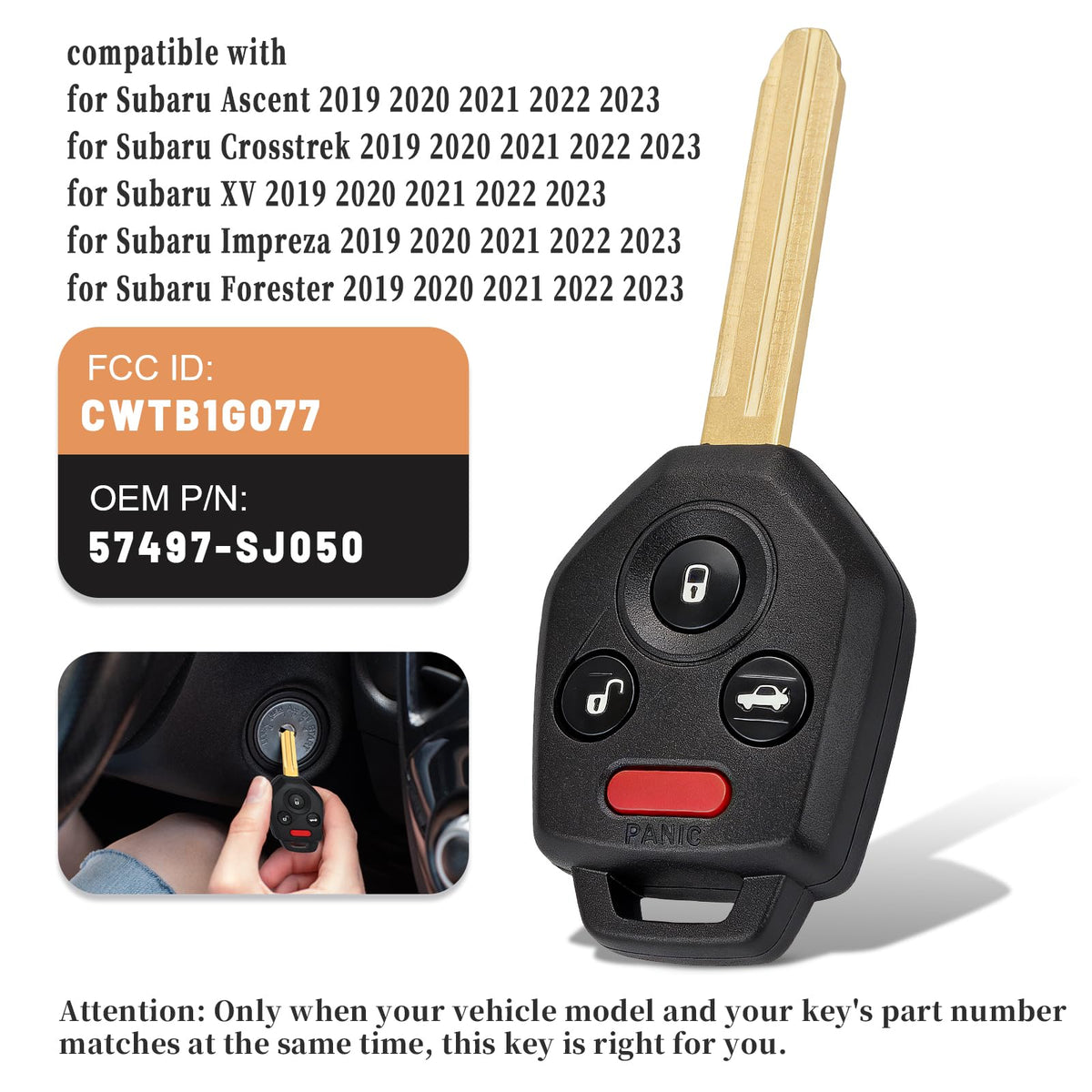 Keyecu back of replacement fob without logo showing clean finish