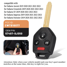 Keyecu back of replacement fob without logo showing clean finish