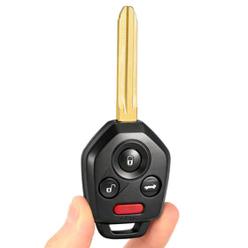 Keyecu front view of remote fob showing buttons and fit benefits