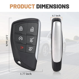 Keyecu remote with emergency metal blade removed, quick mechanical access benefit