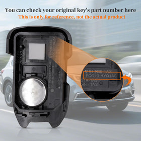 KEYECU uncut metal blade and included battery ready for cutting and installation benefit