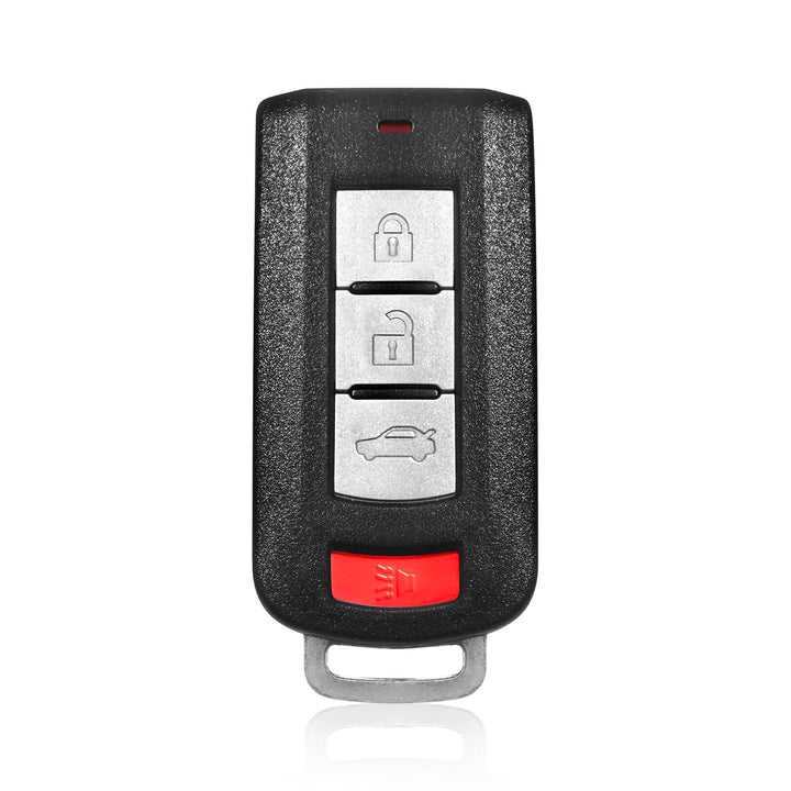 Keylessbest front view of replacement fob showing 4-button layout and reliable replacement benefit