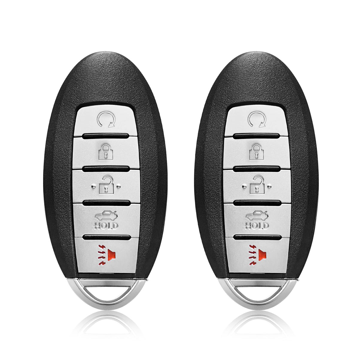 Keylessbest front view of fob showing five buttons and clean styling for easy control