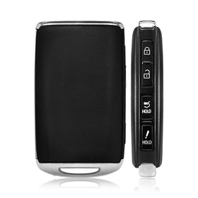 Keylessbest front view key fob showing four buttons and brand benefit quick access