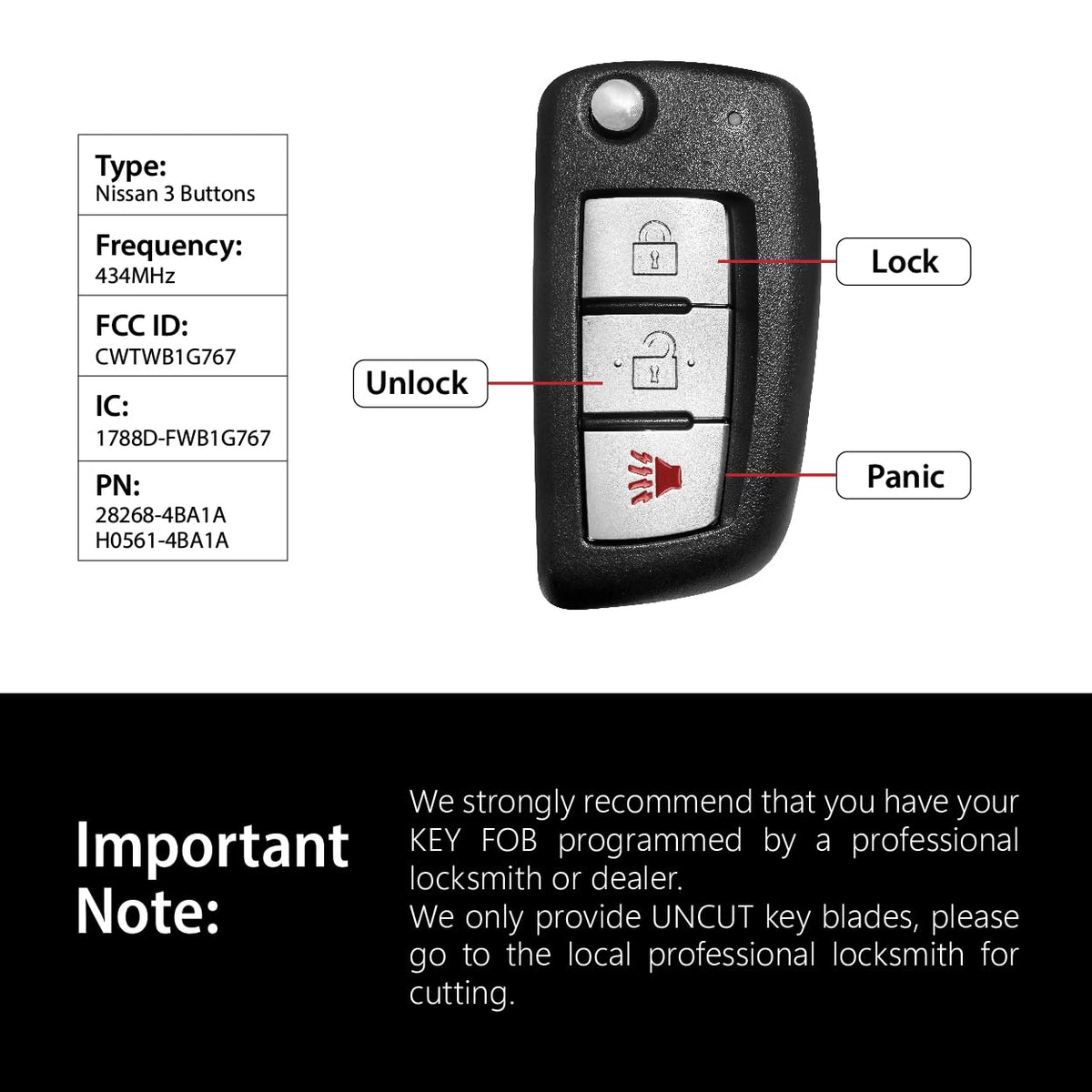 Keylessbest button detail demonstrating improved tactile responsiveness