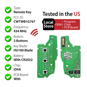 Keylessbest held in hand showing size and comfortable carry