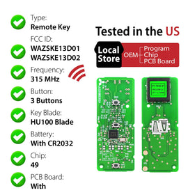 Keylessbest side profile with key blade slot demonstrating easy installation fit