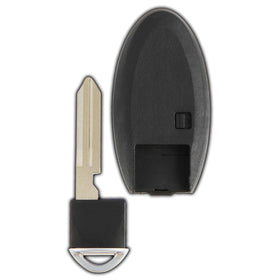 KeylessOption back cover showing battery compartment and durable housing benefit