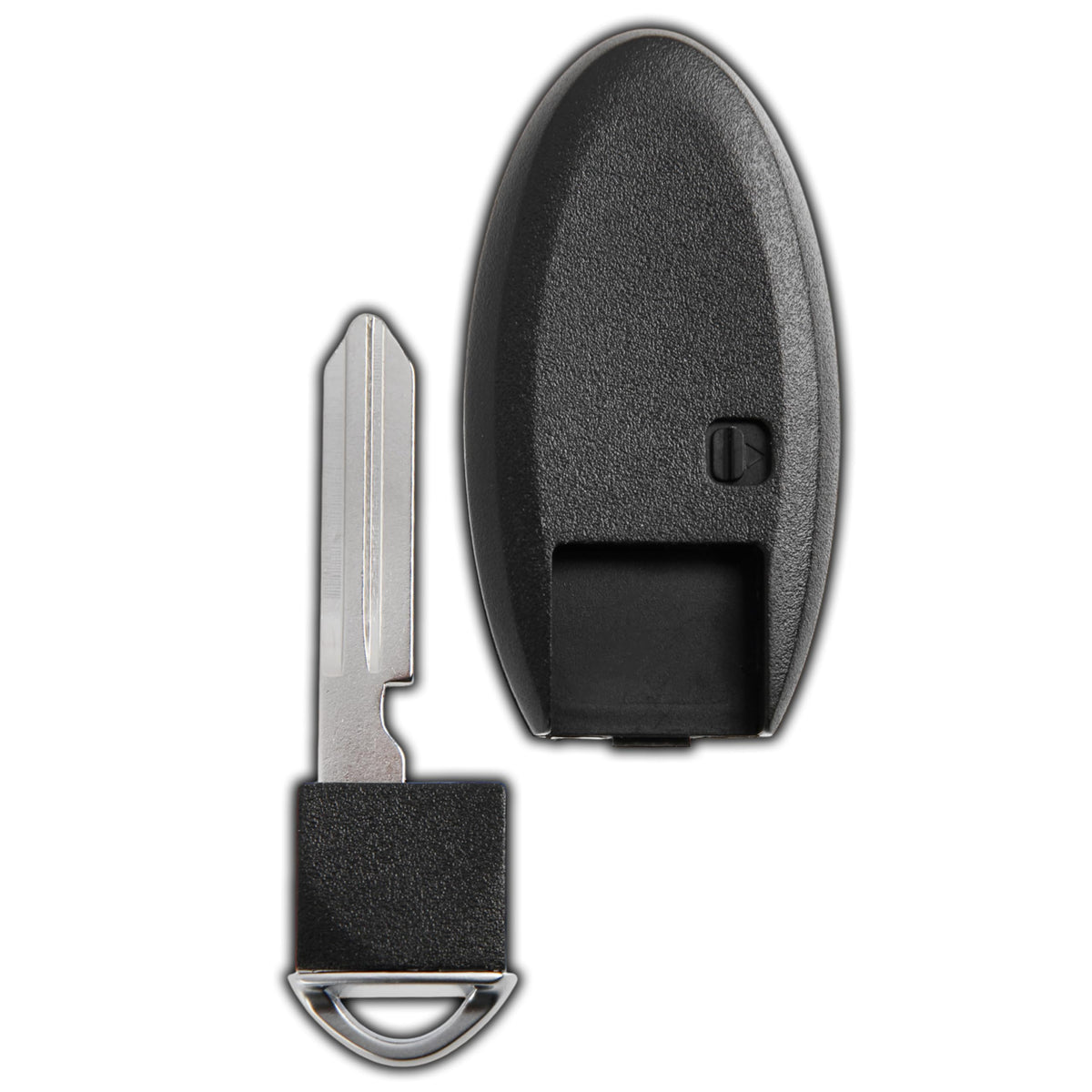 KeylessOption rear view of fob housing and battery compartment for easy access