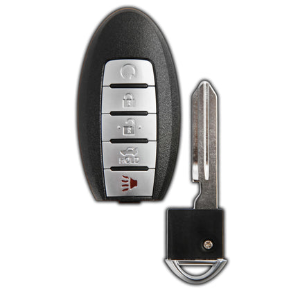 KeylessOption front of fob showing button layout and quick identification benefit