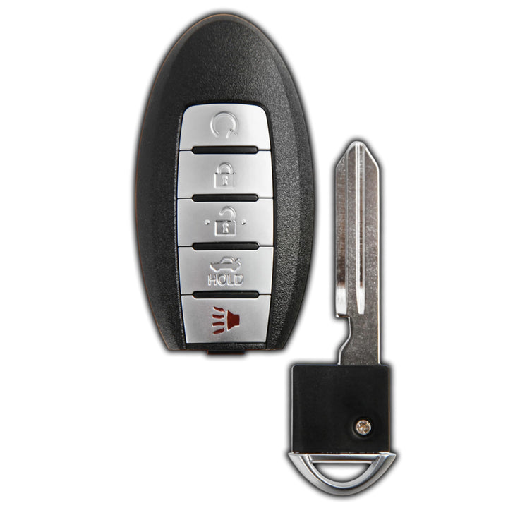 KeylessOption front of fob showing button layout and quick identification benefit