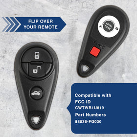 KeylessOption fob held in hand to show scale and ergonomic comfort advantage