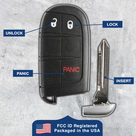 KeylessOption held in hand showing easy one-handed operation benefit