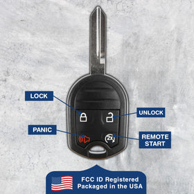KeylessOption programming guide laid flat demonstrating included step-by-step instructions for setup