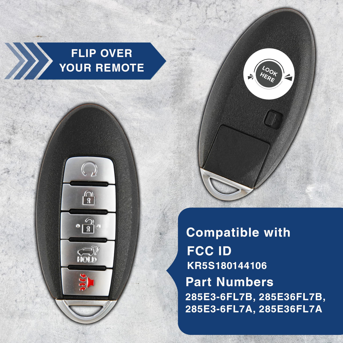 KeylessOption two-pack side-by-side display emphasizing spare remote value and cost savings