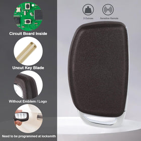 Keymall fob held in hand to show scale and easy pocketable size