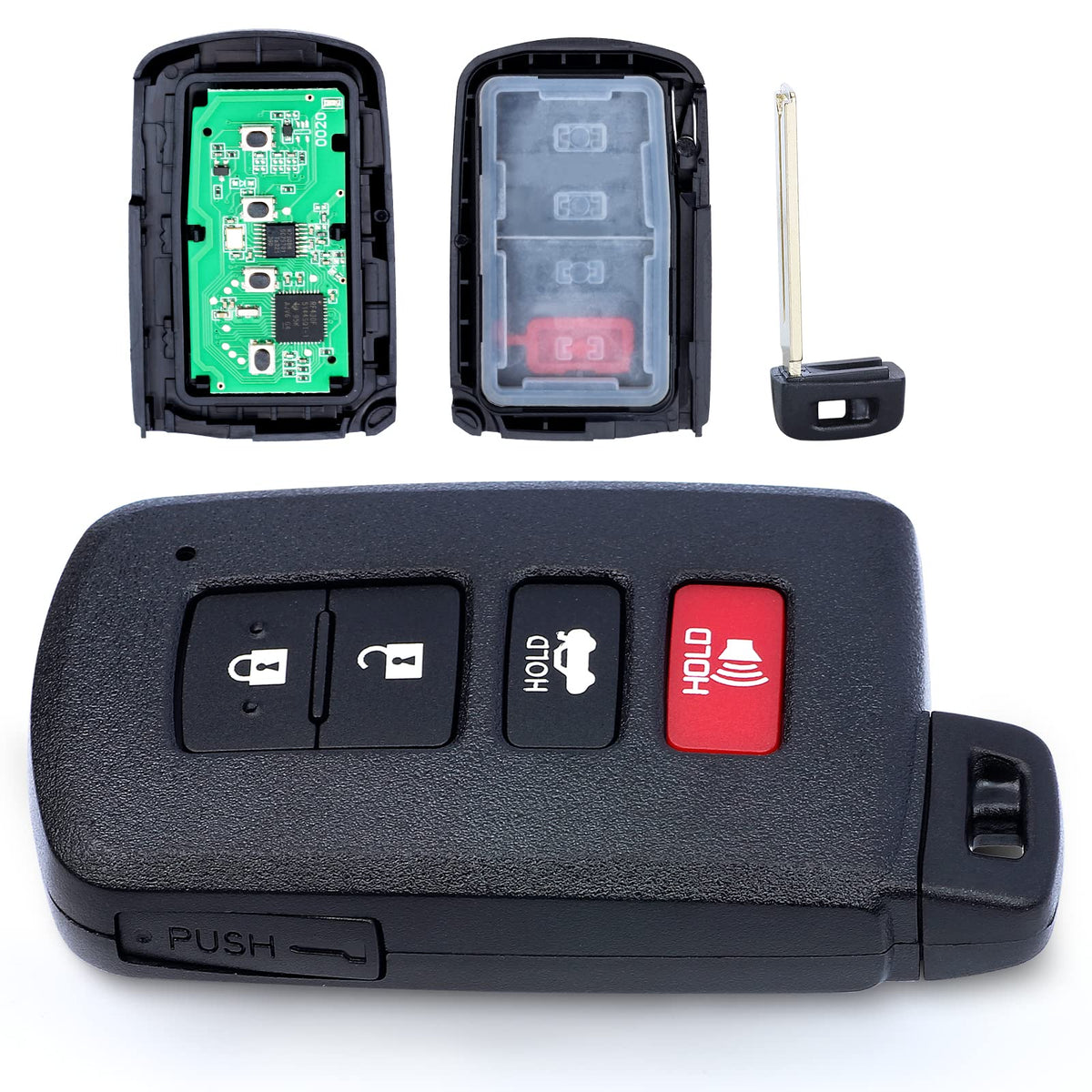 Keymall used at car door demonstrating fast remote entry convenience