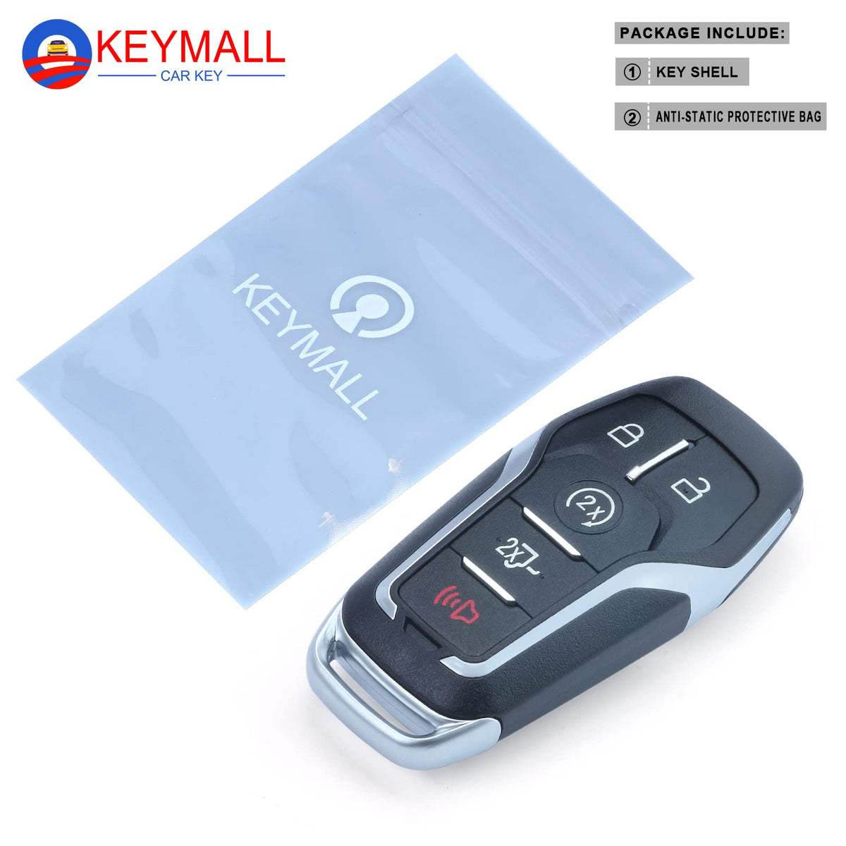 Keymall shell on truck dash illustrating OEM look and practical replacement benefit