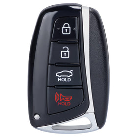 Keymall front view of fob showing 4 buttons and clear layout for easy replacement