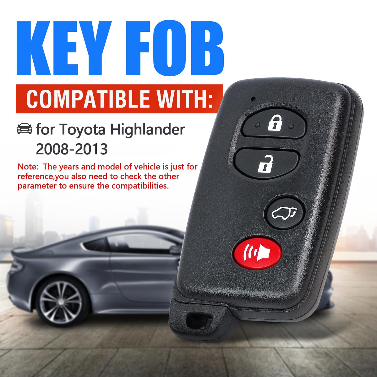 Keymall remote in hand demonstrating compact size and easy handling benefit