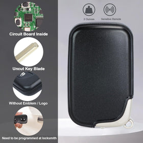Keymall remote in hand to show size and ergonomic shape, helping shoppers assess fit