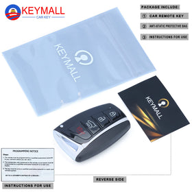 Keymall remote held in hand showing ergonomic grip and quick access convenience