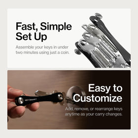 KeySmart attached to car fob loop for larger-key compatibility