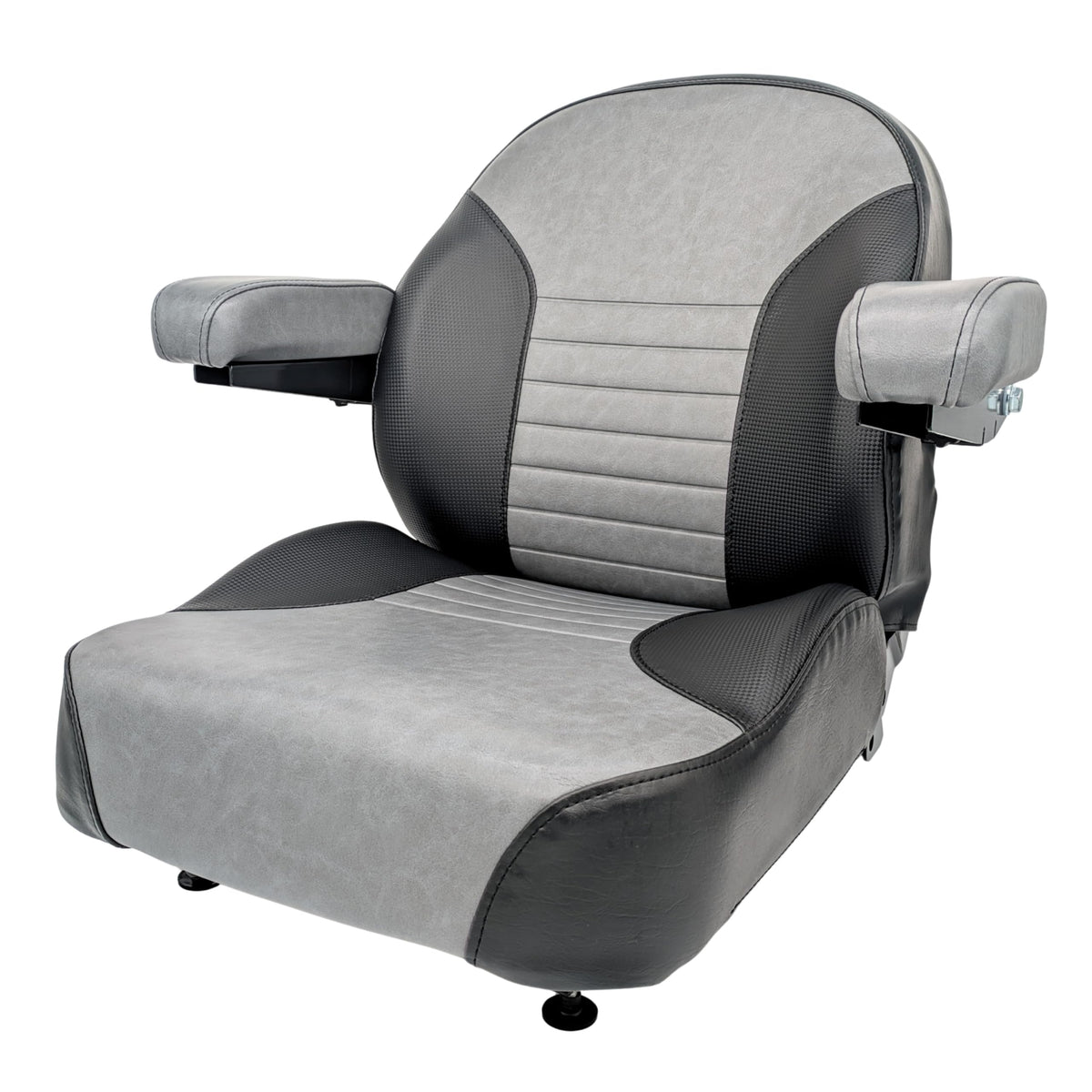 Keystone Seats Comfort Plus front view showing two-tone cover and bolstered edges for lasting support