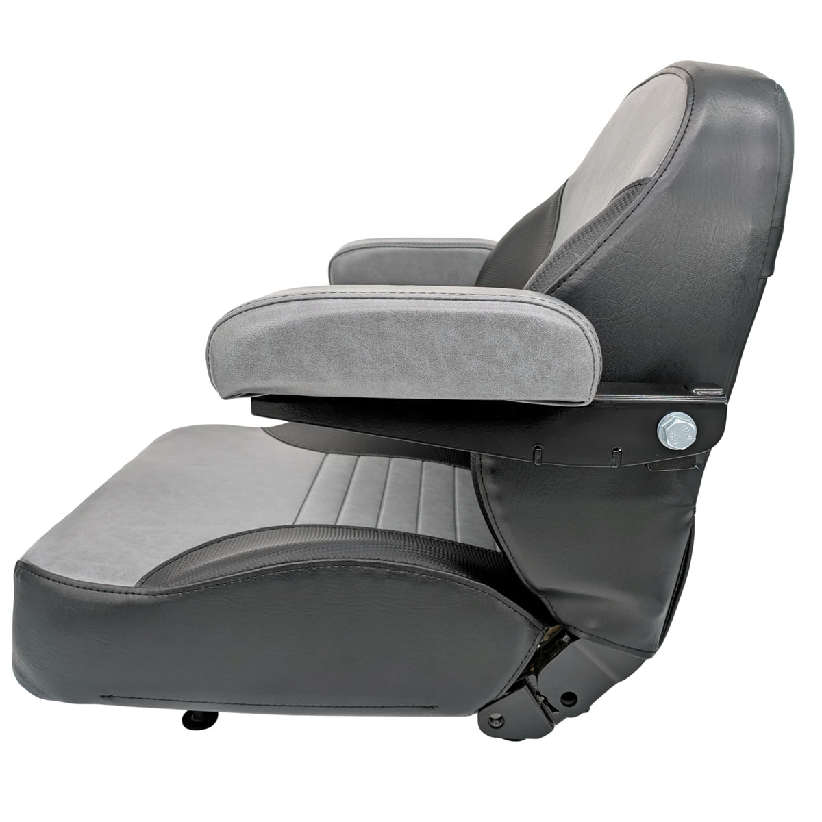 Keystone Seats Comfort Plus side profile demonstrating compact non-suspension low-profile fit