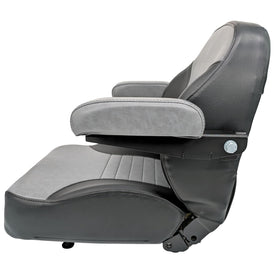 Keystone Seats Comfort Plus side profile demonstrating compact non-suspension low-profile fit