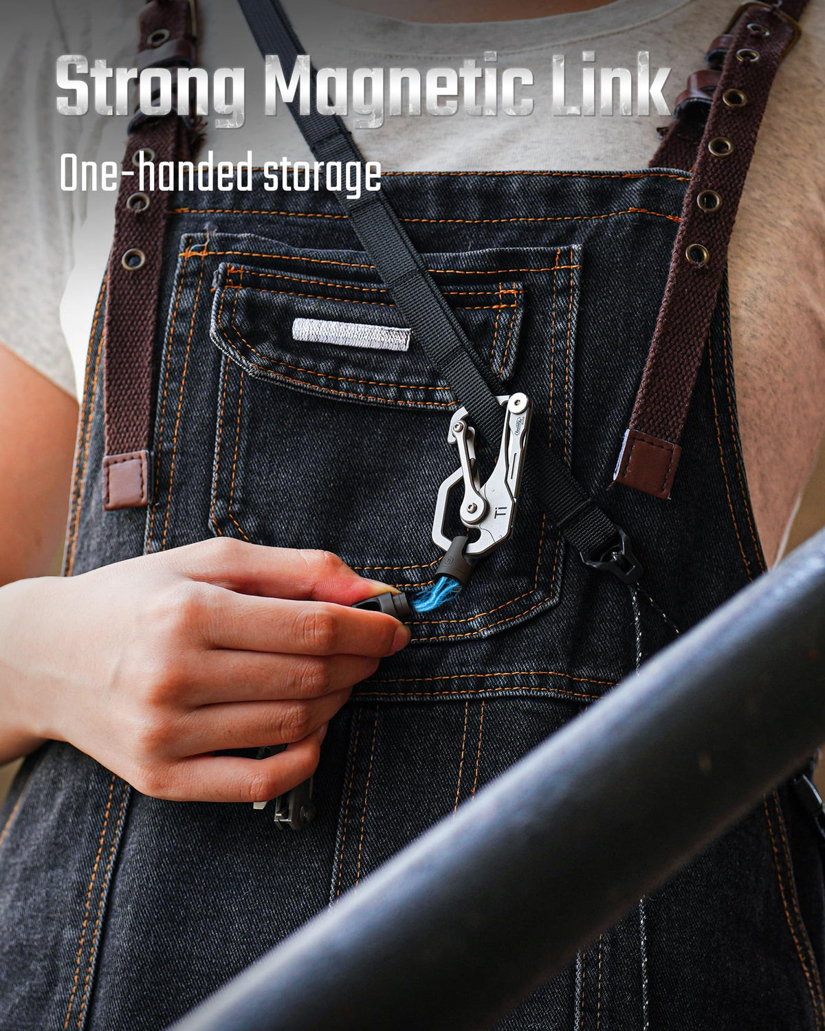 KeyUnity detailed dual-button release mechanism, secure deliberate detachment benefit