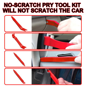 Keze scraper with molded grip showing comfortable control and precise scraping