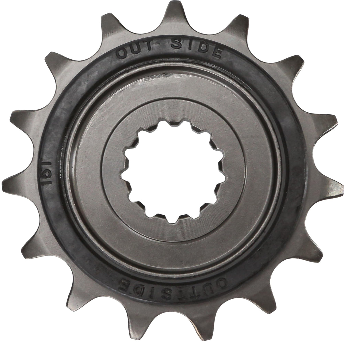 KH866 front sprocket front view showing fit and finish and quiet ride benefits