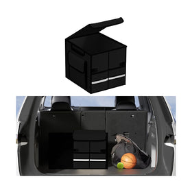 KHGUZ front view closed lid showing tidy sealed storage and trunk protection