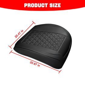 KHGUZ textured leather close-up highlighting breathable, wear-resistant surface