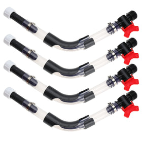 Kicofyee four hoses laid out with included bender showing ready spare replacements
