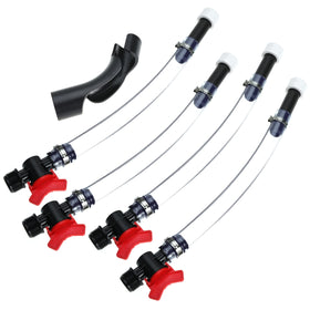 Kicofyee hose bender tool detail enabling kink-free hose curves for safer pours